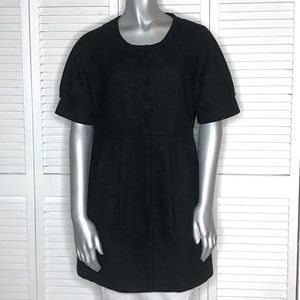 Pookie & Sebastian Gray Short Sleev Babydoll Coat